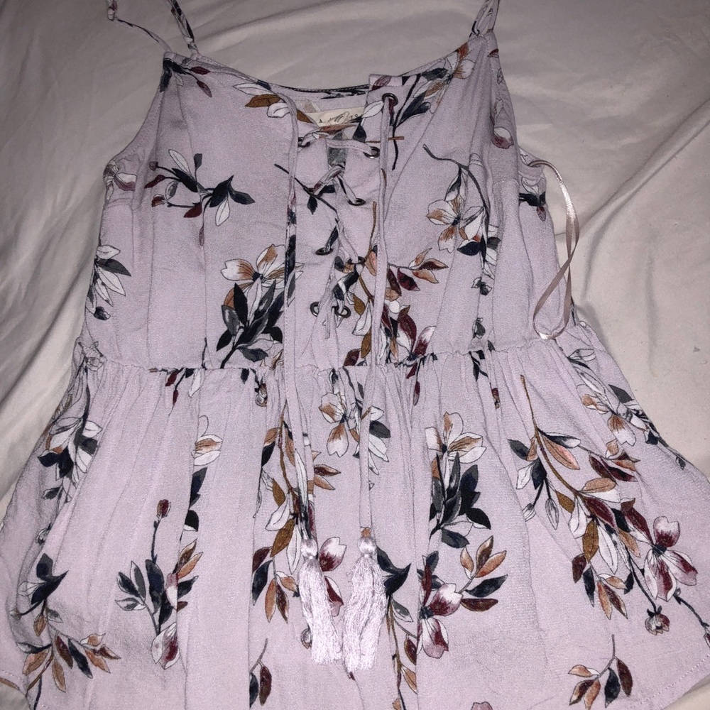 Pacsun lace up tank top